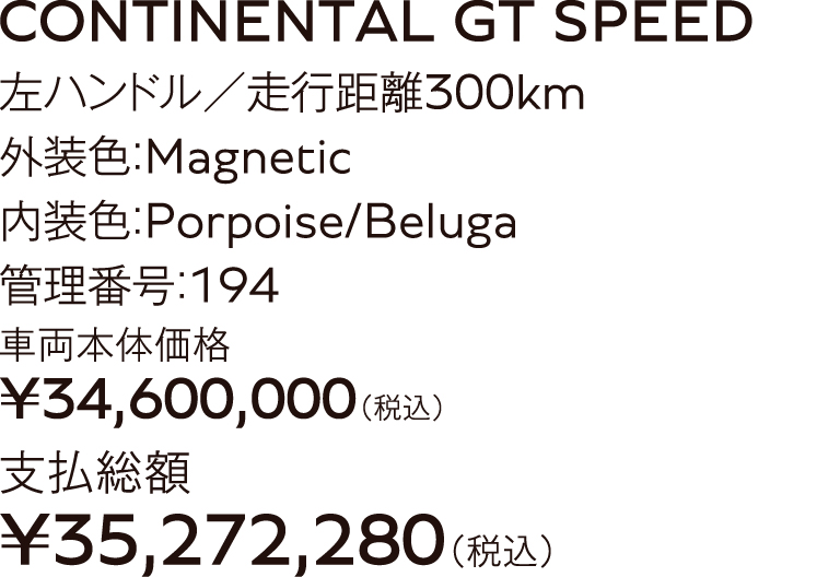Certified By Bentley (認定中古車)