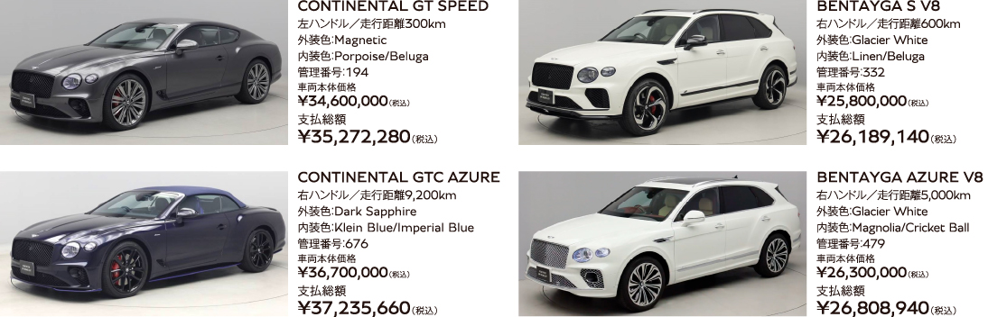 Certified By Bentley (認定中古車)
