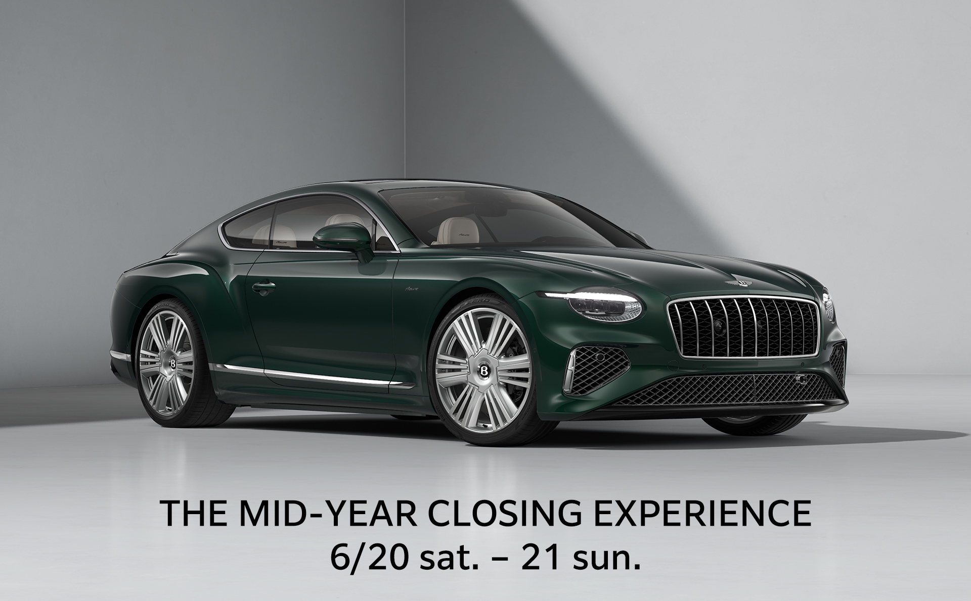 THE MID-YEAR CLOSING EXPERIENCE 6/20 sat. – 21 sun.