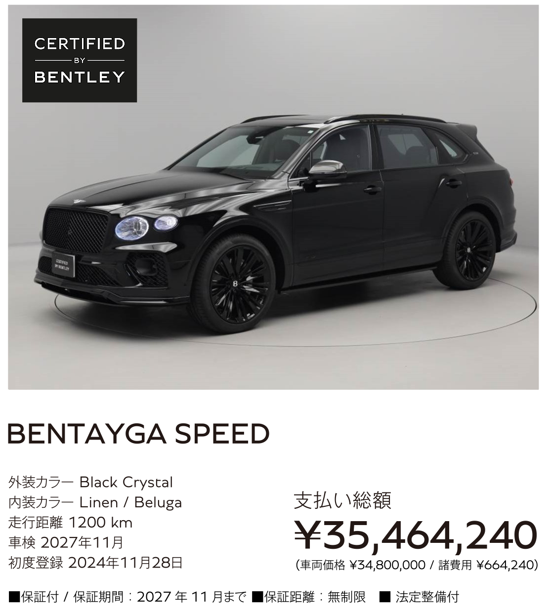 BENTAYGA SPEED